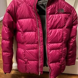 Kids Pink Northface Jacket Very warm Size Lrge (14-16)